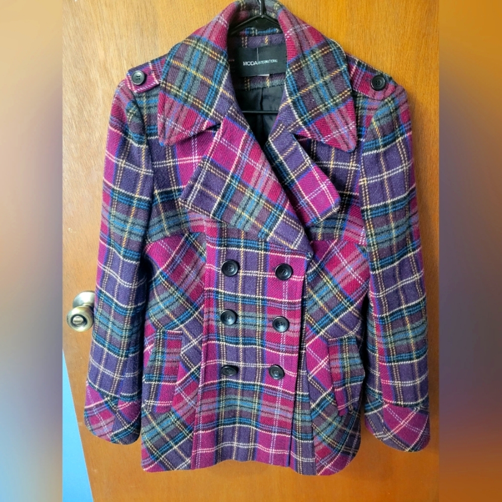 Moda International Women's Pea Coat